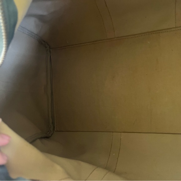 Polo by Ralph Lauren Brown and Green Duffel Bag with Leather Accents - Picture 14 of 15